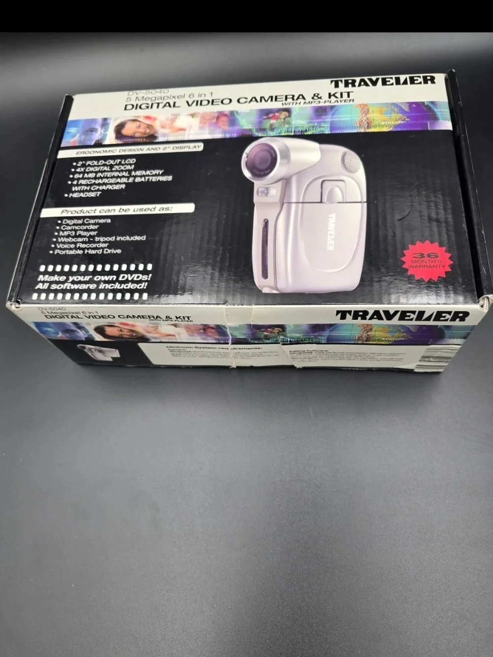 Travel Digital Video Camera & Kit - White